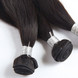 1 pcs 8A Straight Virgin Peruvian Hair Weave Natural Black 2 small