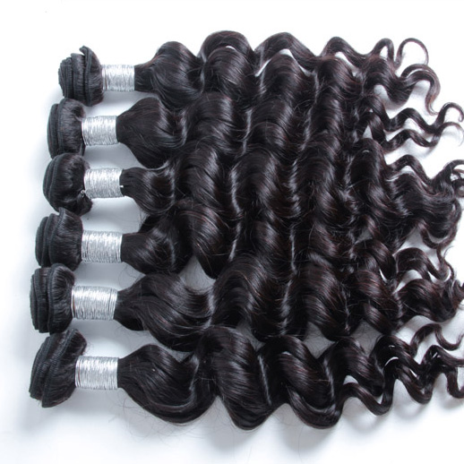3 bundles 8A Peruvian Virgin Hair Natural Wave Natural Black Price 1