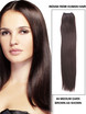 Medium Brown(#4) Silky Straight Remy Hair Weave 0 small