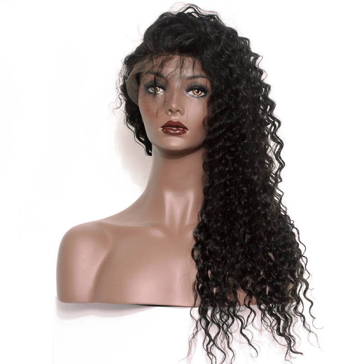 Deep Wave 360 Lace Human Hair Wig Soft Like Silk, 14-28 inch 360 Lace Frontal Wig 0