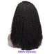 Kinky Curly 360 Lace Frontal Wig, 100% Virgin Hair Curly Wigs 8A For Women 1 small