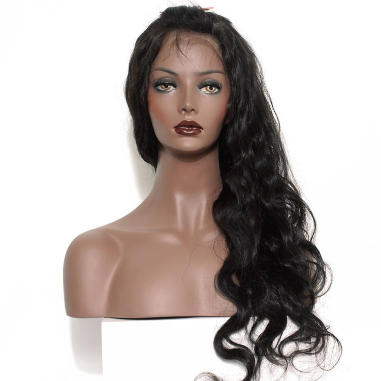 Body Wave Full Lace Human Hair Wigs With Baby Hair, 10-30 inch 0