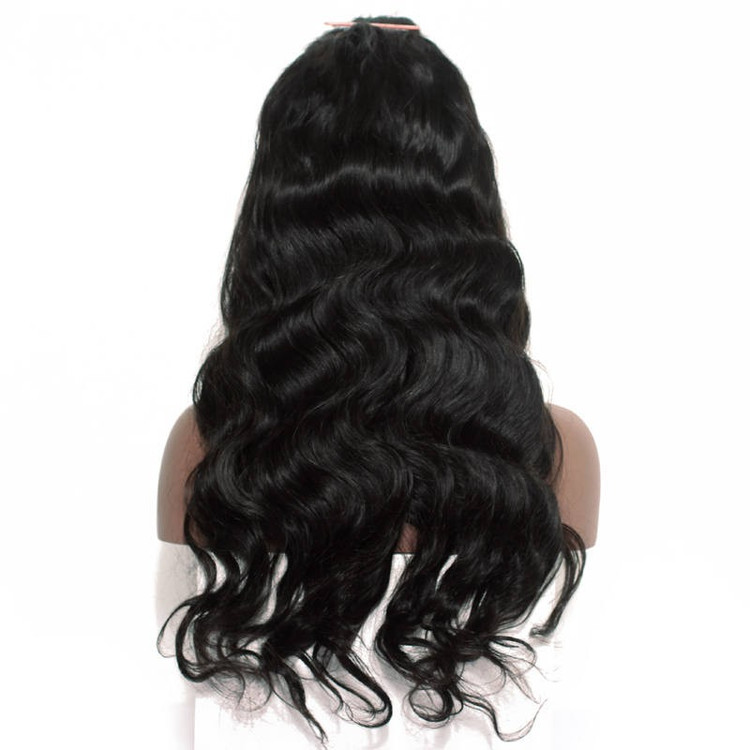 Body Wave Full Lace Human Hair Wigs With Baby Hair, 10-30 inch 2