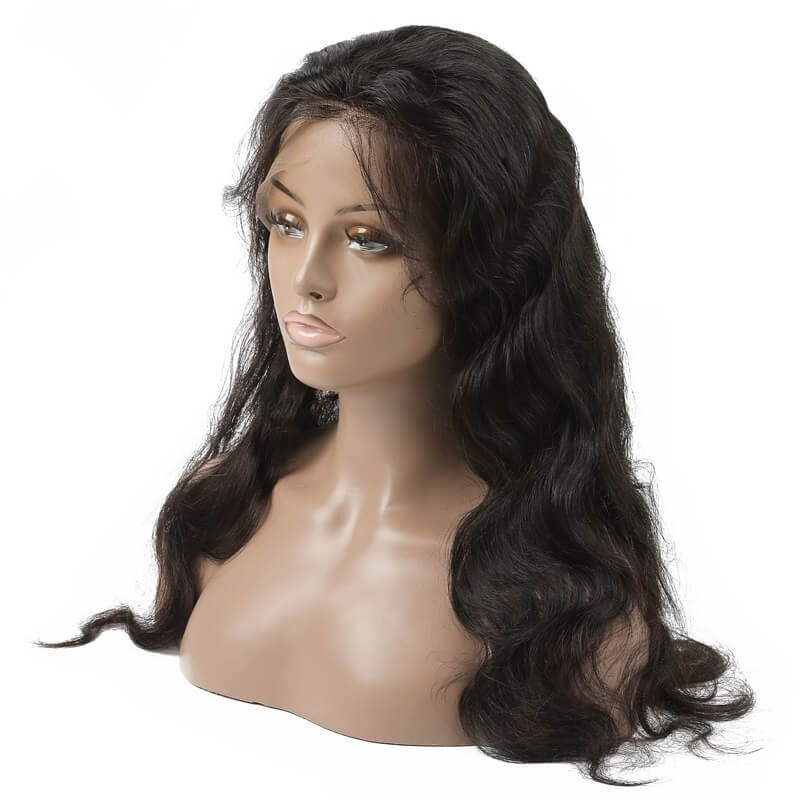 Body Wave Lace Front Human Hair Wigs With Baby Hair, 12-28 inch 0