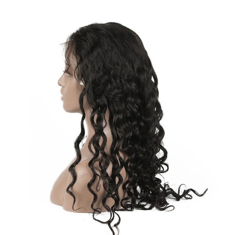Natural Wave Lace Front Wig, 10-28 inch Beautiful & Bouncy Wigs 0