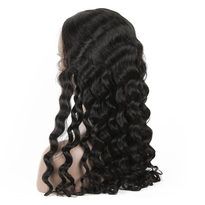 Loose Curly Lace Front Wigs, Human Hair Wigs With Discount 12-30 Inch 1