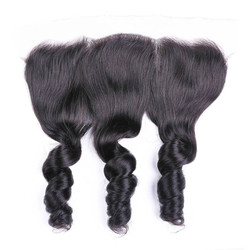 Най-продавани 13x4 свободни вълни необработена човешка коса с дантела отпред за жени
