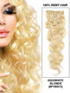 Ash/White Blonde(#P18-613) Premium Body Wave Clip In Hair Extensions 7 Pieces
