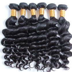 4 piezas 8A Brasileño Virgin Hair Weave Natural Wave