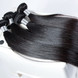4 demet 8A Virgin Perulu Saç İpeksi Düz Dokuma Doğal Siyah