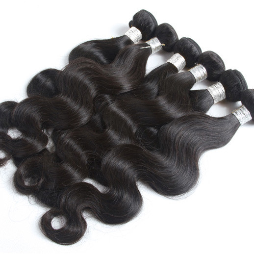 4 pcs 8A Peruvian Virgin Hair Body Wave Weave Natural Black