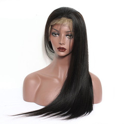 Μακρυά ίσια 360 δαντέλα μετωπική περούκα, 100% περούκες ανθρώπινων μαλλιών 12-30 ιντσών