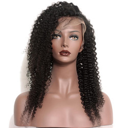 Περούκα για ανθρώπινα μαλλιά, σγουρές 360 δαντελένιες μετωπικές περούκες μαλακές σαν μετάξι, 10-30 ίντσες
