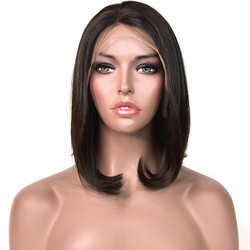 360 Lace Frontal Straight Bob περούκες 10 ιντσών-30 ιντσών, Περούκα με αληθινά ανθρώπινα μαλλιά