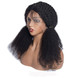 Kinky Curly 360 Lace Frontal Wig, 100% Virgin Hair Curly Wigs 8A For Women